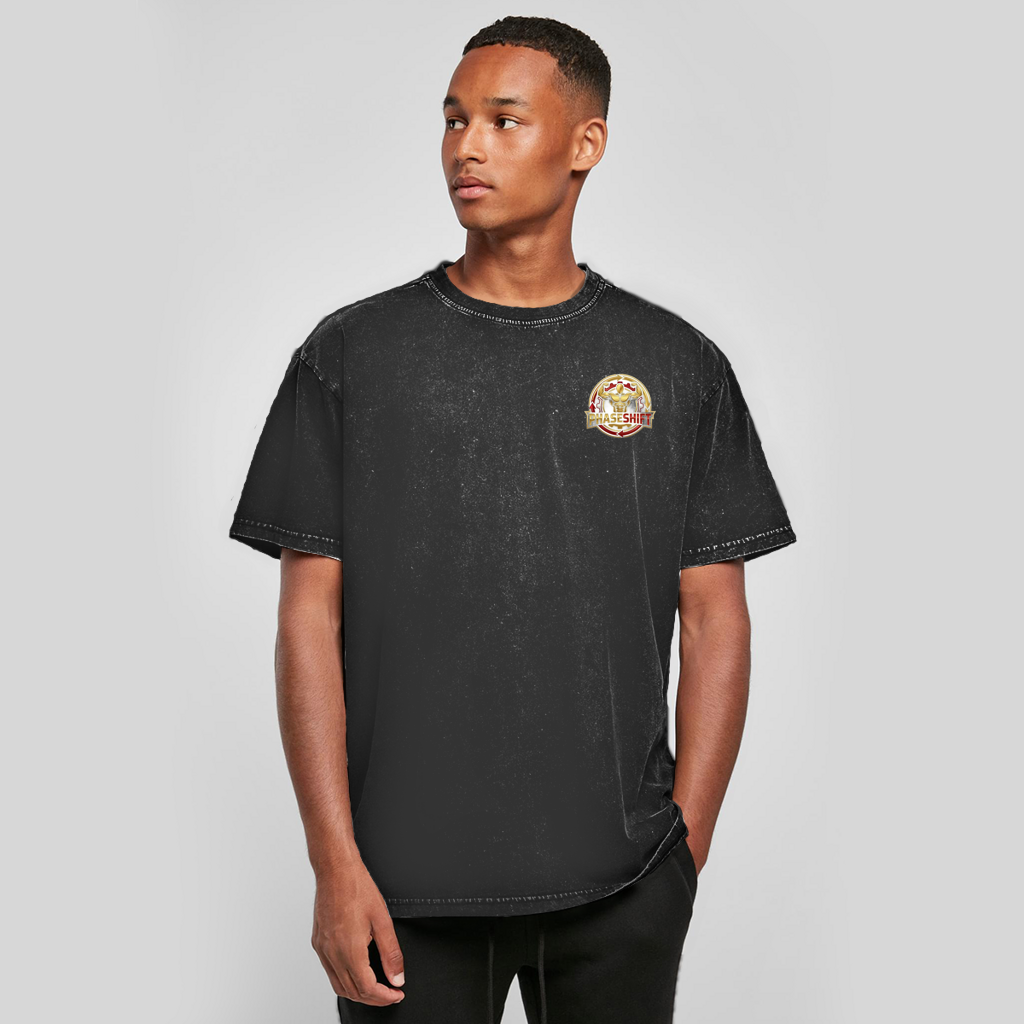 Oversize Washed T-Shirt – Acid Wash