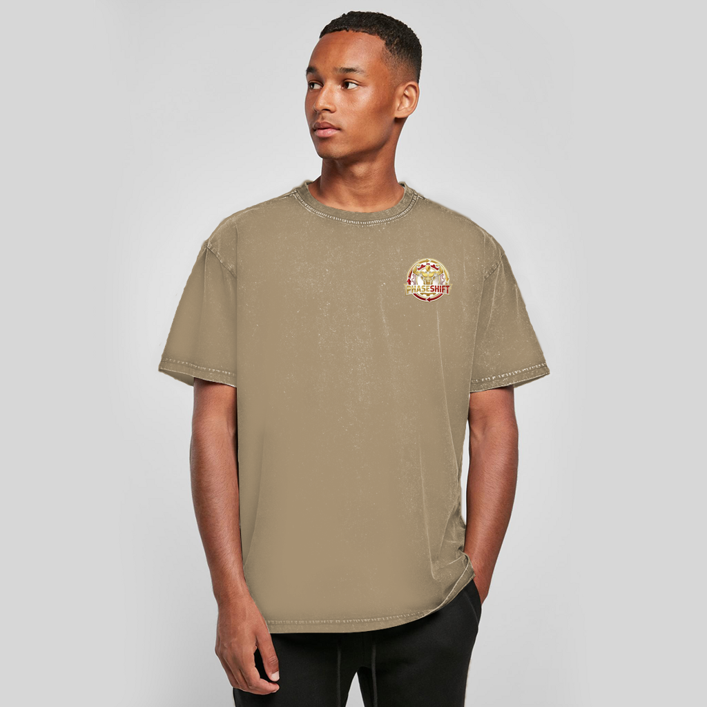 Oversize Washed T-Shirt – Acid Wash