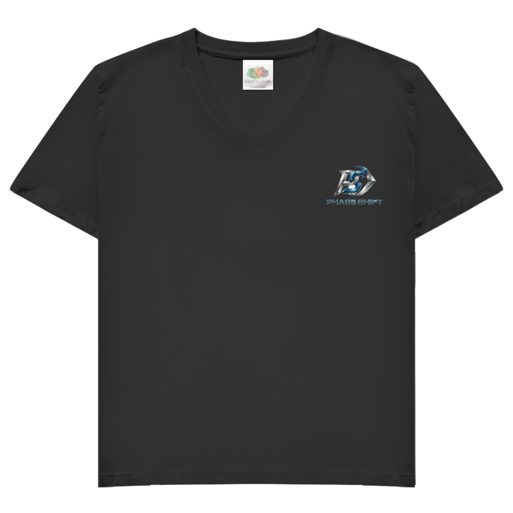 Damen Basic V-Neck T-Shirt