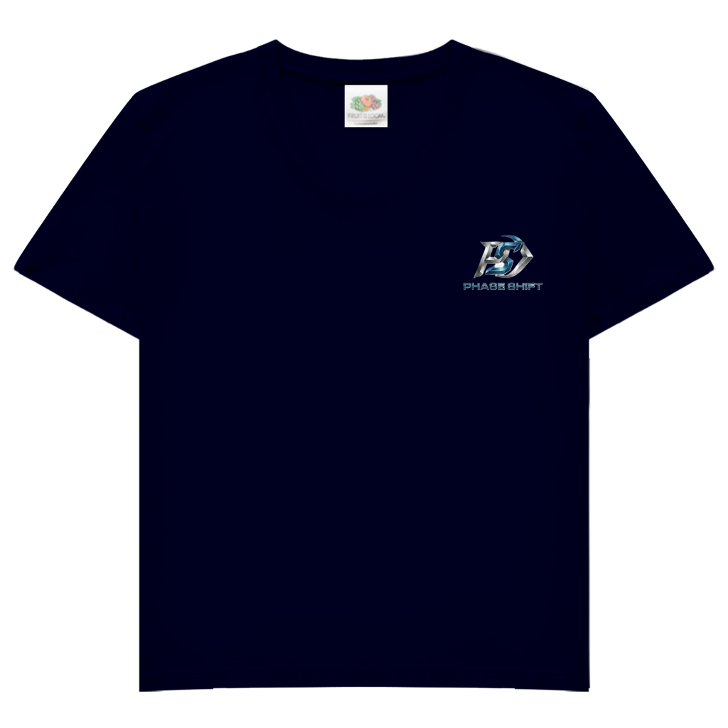 Damen Basic V-Neck T-Shirt