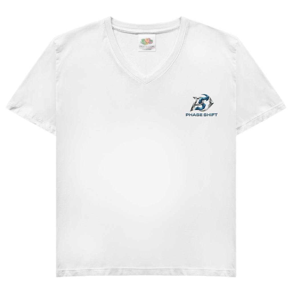 Damen Basic V-Neck T-Shirt