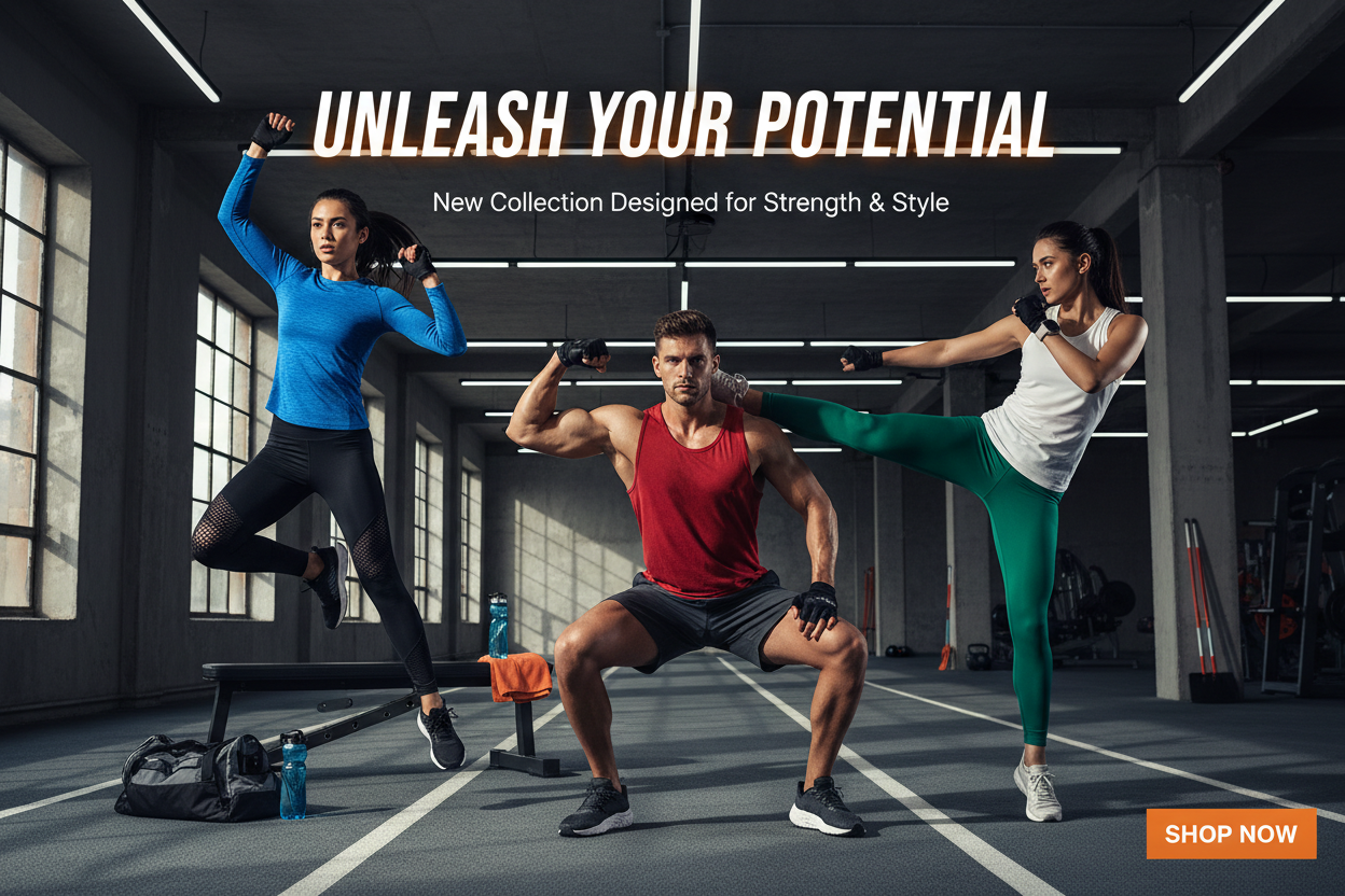 Hero Banner - Fitness Kollektion